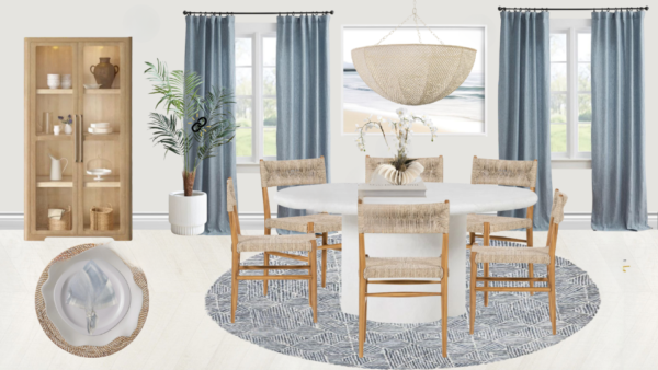 Luxury Coastal Dining Room
