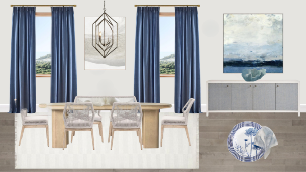 Luxury Coastal Dining Room
