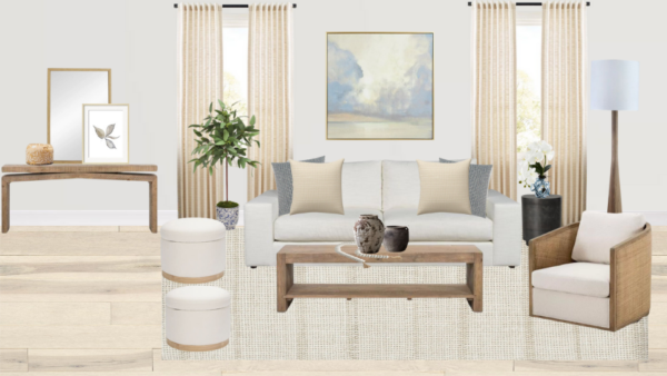 Luxury Coastal Living Room