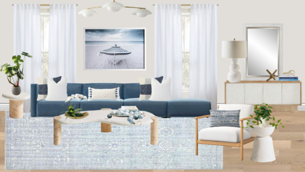 Luxury Coastal Living Room