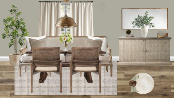 Luxury Farmhouse Breakfast Nook