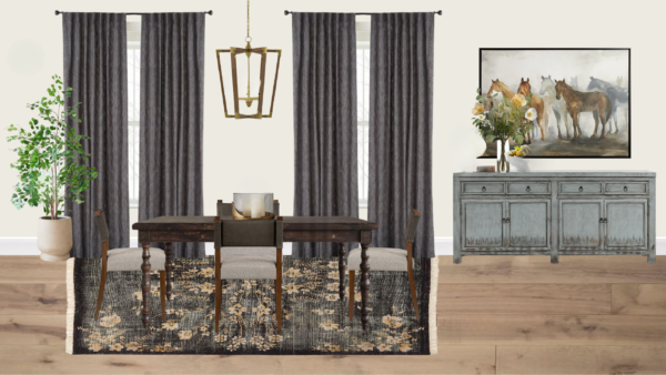 Luxury Farmhouse Breakfast Nook