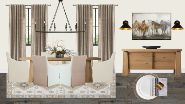 Luxury Farmhouse Dining Room