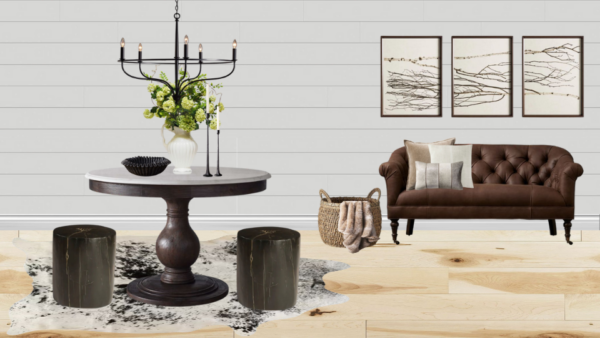 Luxury Farmhouse Entrance Foyer