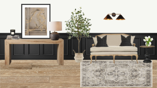 Luxury Farmhouse Entrance Foyer