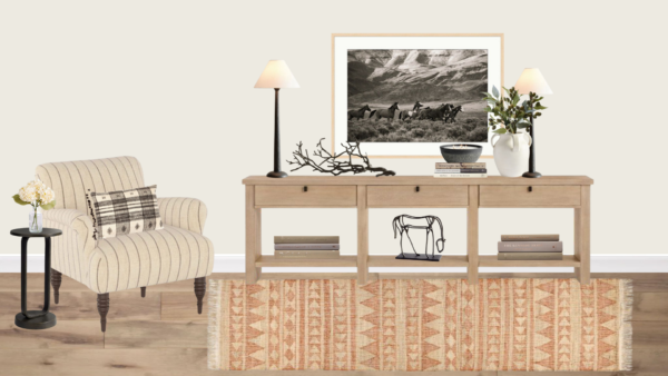 Luxury Farmhouse Entrance Foyer