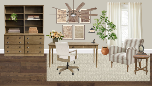 Luxury Farmhouse Office