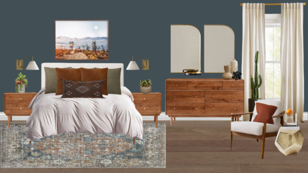 Luxury Mid Century Bedroom