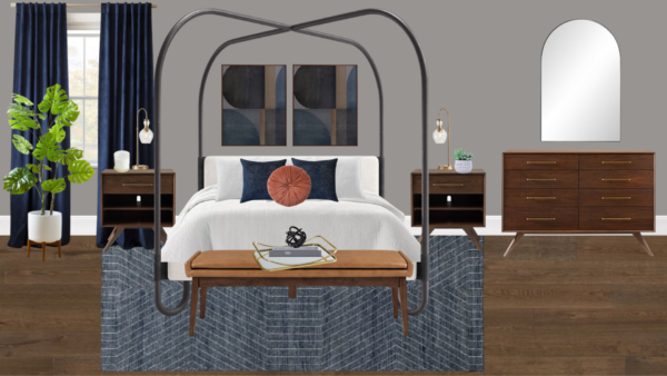 Luxury Mid Century Bedroom