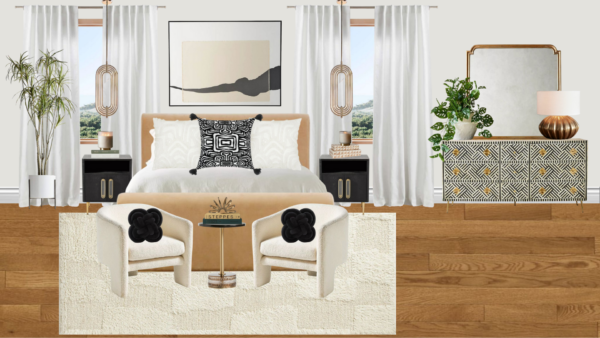 Luxury Mid Century Bedroom
