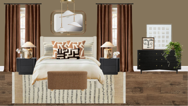 Luxury Mid Century Bedroom