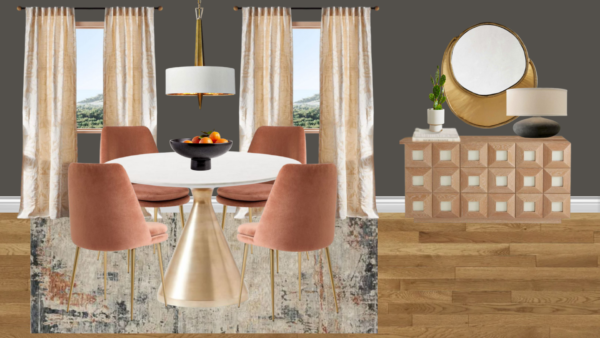 Luxury Mid Century Breakfast Nook