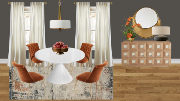 Luxury Mid Century Breakfast Nook