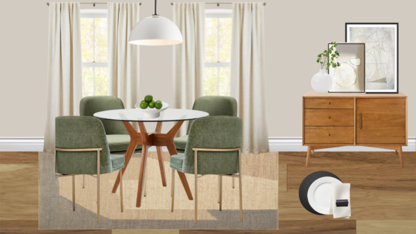 Luxury Mid Century Breakfast Nook