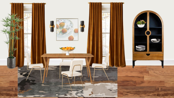 Luxury Mid Century Breakfast Nook