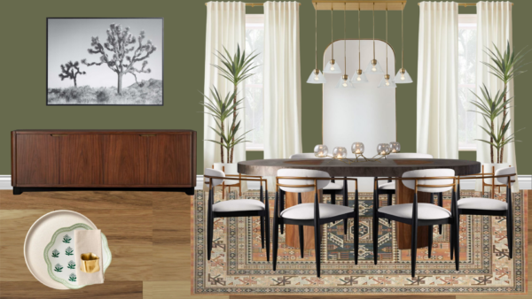 Luxury Mid Century Dining Room