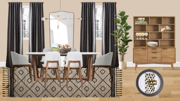 Luxury Mid Century Dining Room