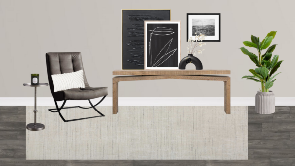 Luxury Mid Century Entrance Foyer