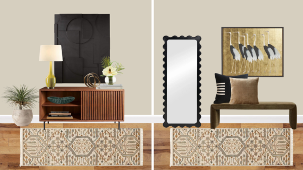 Luxury Mid Century Entrance Foyer