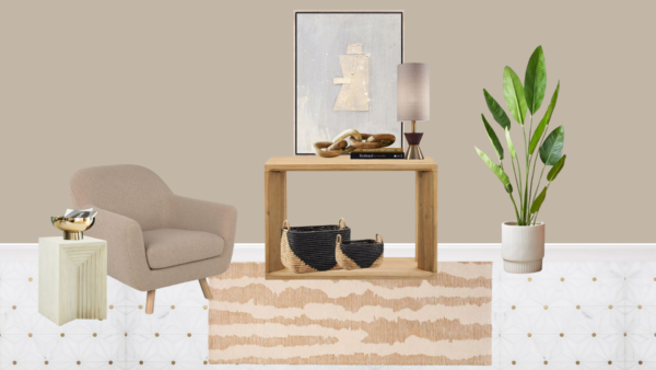 Luxury Mid Century Entrance Foyer