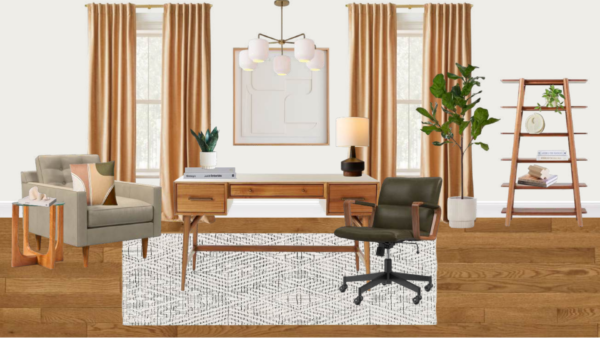 Luxury Mid Century Office