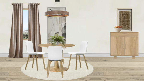 Luxury Scandinavian Breakfast Nook