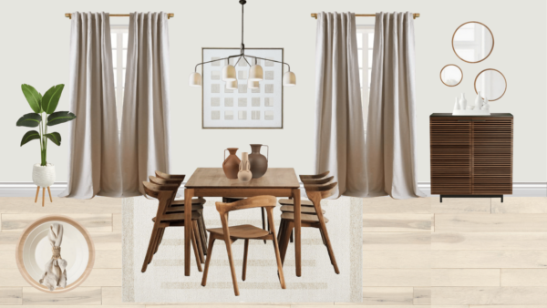 Luxury Scandinavian Dining Room