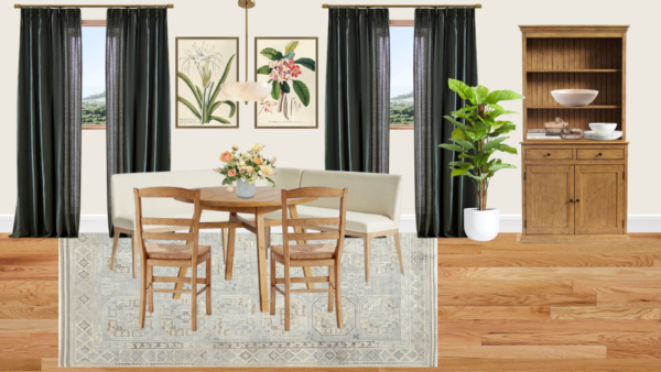 Luxury Traditional Breakfast Nook