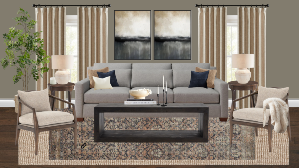 Luxury Traditional Living Room