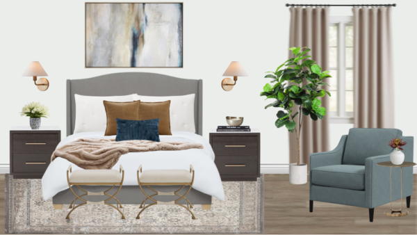 Luxury Transitional Bedroom