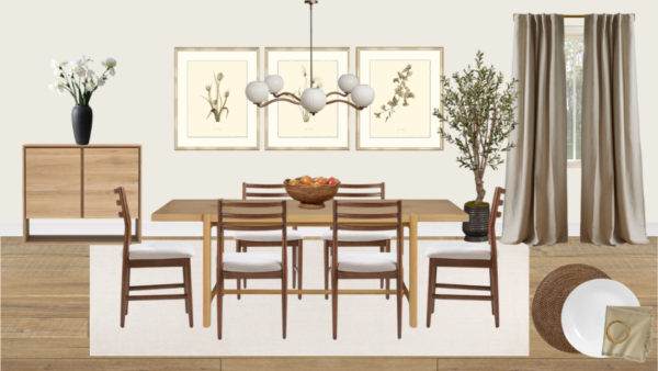 Luxury Transitional Breakfast Nook