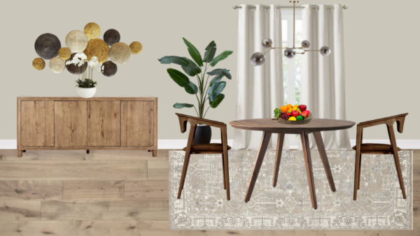 Luxury Transitional Breakfast Nook