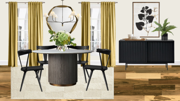Luxury Transitional Breakfast Nook