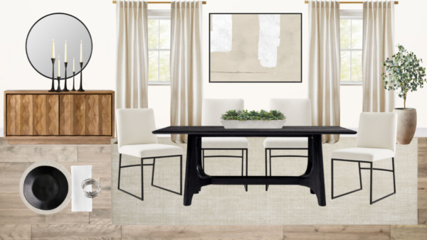 Luxury Transitional Dining Room
