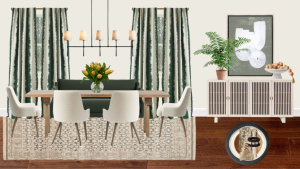 Luxury Transitional Dining Room