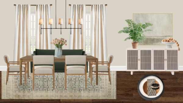 Luxury Transitional Dining Room