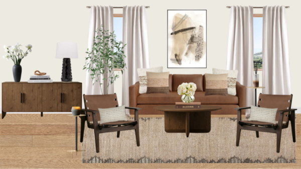 Luxury Transitional Living Room