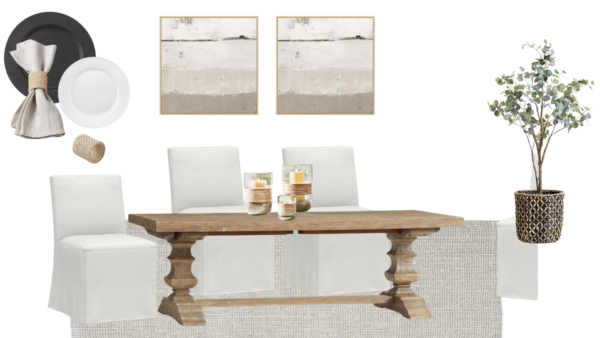 Luxury Coastal Dining Room