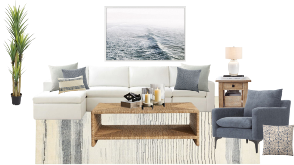 Luxury Coastal Living Room