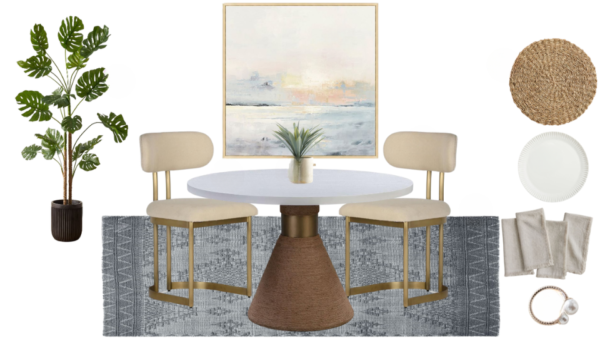 Luxury Coastal breakfast nook