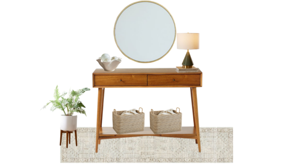 Luxury Mid Century Entrance Foyer