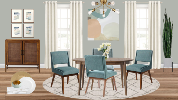 Non Luxury Mid Century Breakfast Nook