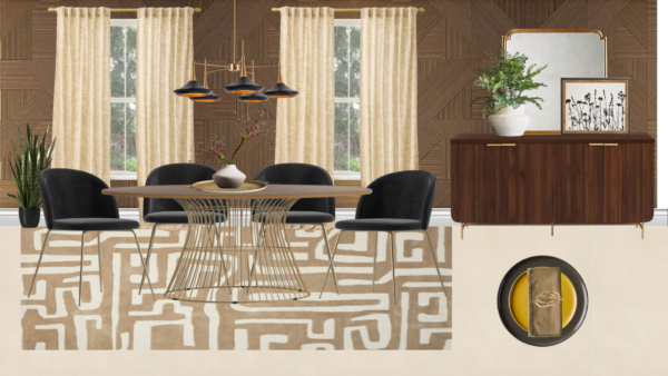 Luxury Mid Century Dining Room