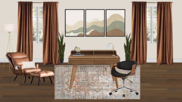 Non Luxury Mid Century Office