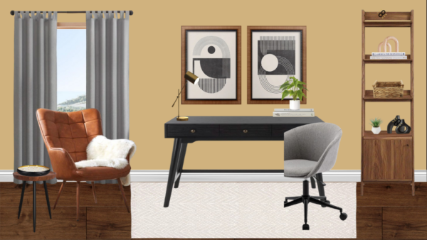 Non Luxury Mid Century Office