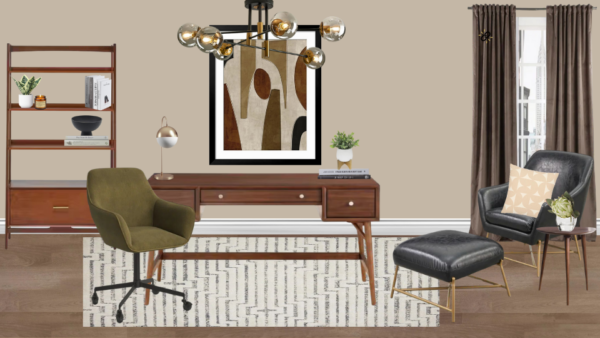 Non Luxury Mid Century Office