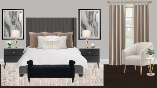 Non Luxury Modern Bedroom