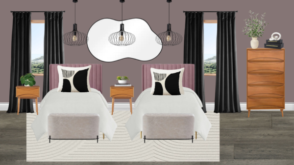 Non Luxury Modern Bedroom