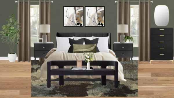 Non Luxury Modern Bedroom