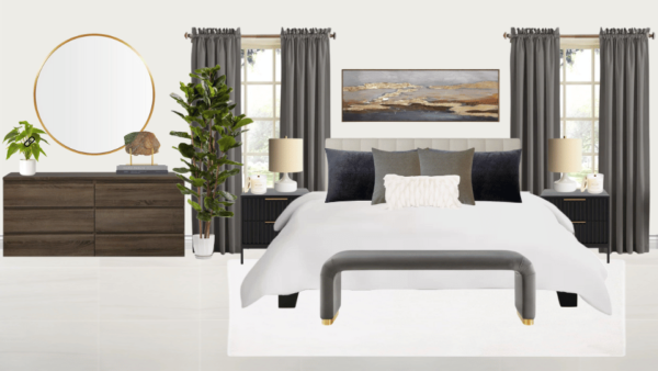 Non Luxury Modern Bedroom